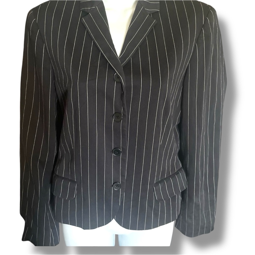 JONES‎ NEW YORK SIGNATURE striped Women Blazer